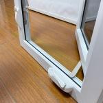 Lockable PVC Casement Windows American Style Flush Sash Upvc Windows Double