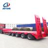 Buy cheap 100ton Detachable Gooseneck Dropdeck Semi-Trailer for 5 Axle Steering Low Bed from wholesalers