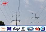 15m Galvanized Tubular Electrical Utility Poles 69 Kv Steel Transmission Poles