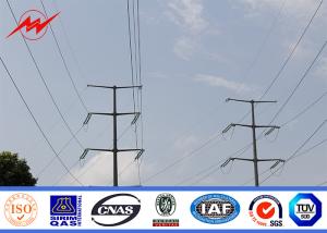 Wholesale Galvanization Steel Utility Pole For 110kv Electrical Power Transmission Line Project from china suppliers
