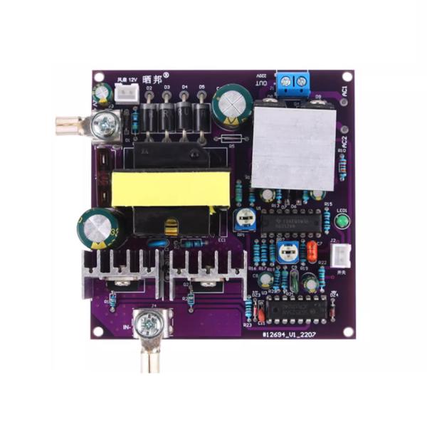 Standard Mounting Type 300W Boost Converter 12V to 220VAC 50Hz DC-AC Step-up