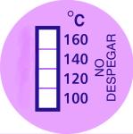 Restaurants Irreversible Temperature Sensitive Labels 100-160℃ For High Temp