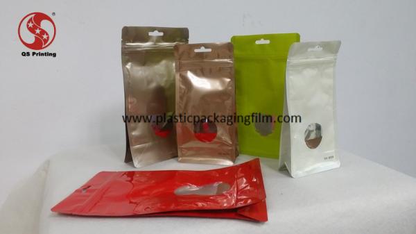 Vacuum Sealed Coffee Bags Food grade , Resealable Coffee Bags With Ziplock /