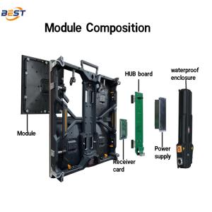 Mobile Interactive LED Rental Display Advertising Signage Cloud Control Tiled