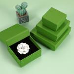 Cardboard Paper Lid And Base Gift Box Packaging Luxury Jewelry Box With Foam