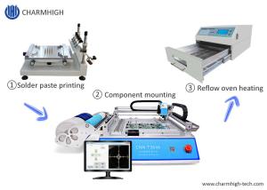 Wholesale Hot SMT Production Line CHMT36VA + 3040 Stencil Printer + Reflow Oven T962A from china suppliers
