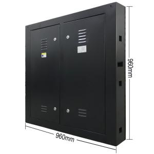 Wholesale 960x960mm Fixed LED Display Cabinet P4 Outdoor Waterproof LED Advertising Panels 1R1G1B from china suppliers