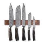16 Inch Walnut Grain Knife Magnetic Strip Optional Size 14inch Bar for Culinary