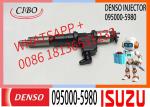 common rail denso diesel Fuel Injector 095000-5980 8-97603099-1 8-97603099-0