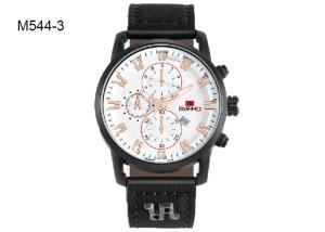 Wholesale Classic Men's Quartz Watch BARIHO Analog Wristwatch Leather Strap M544 from china suppliers