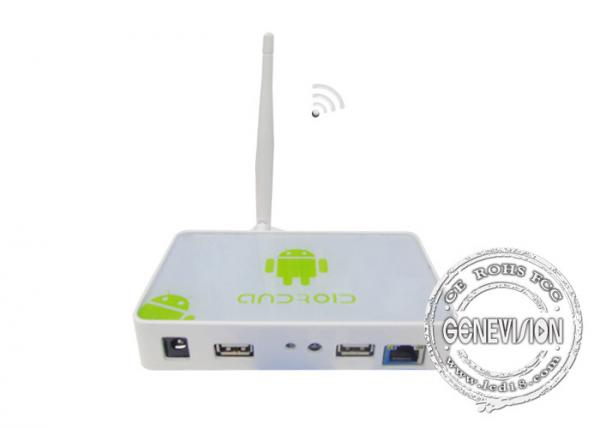 Quality Android OS WIFI Digital Signage Media Player Box With Remote Control Software , 3G Optional for sale