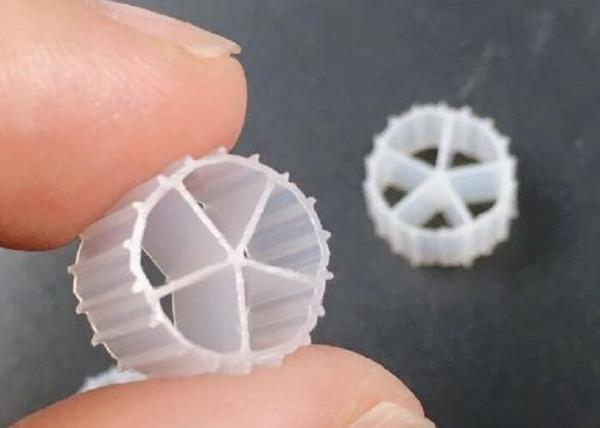 UV Resistant HDPE 10*7MM MBBR BIOBALLS IFAS process 5 rooms fda safty material