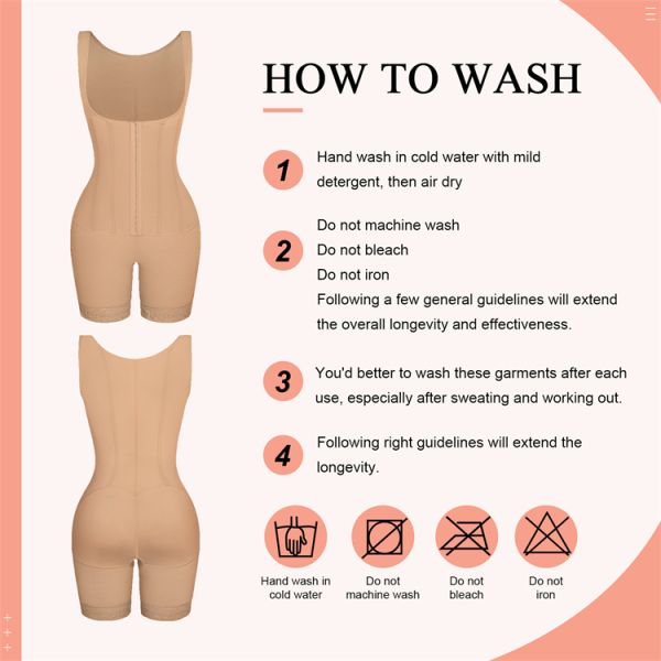 HEXIN Steel Bone Full Body Shaper and Fajas Colombianas Shapewear for BBL Post Surgery