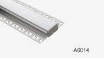 Channel LED Plaster Profile Recessed Drywall LED Aluminum Profile For Ceiling