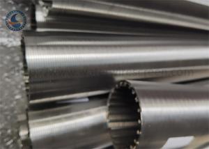 Wholesale Stainless Steel 321 Wound Screen Johnson Slotted FIlter PIpe from china suppliers