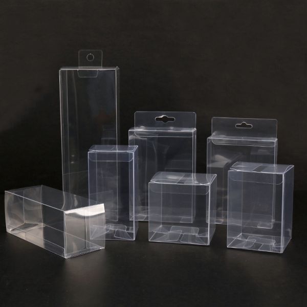 Cube Gift Acetate Box Transparent PET Packaging Clear Vinyl PVC Box Packaging Plastic Boxes