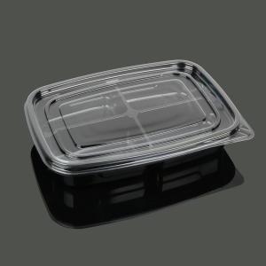 Wholesale 4 Compartment 24.5*17.5*4cm Black Disposable Food Containers from china suppliers