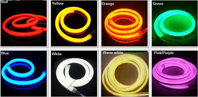 12V RGB led lights programmable open sign strip led neon flexible rope light