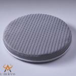 Grey POE Washable Seat Cushion With Cover Polyethylene Fiber Core