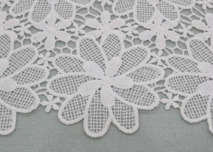 Floral Poly Dying Lace Fabric Guipure French Venice Lace African Lace Dress Fabric