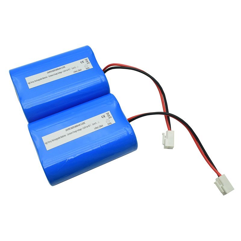 PVC Cylindrical Battery 26650*2 Cell 6.6Ah 3.2V Long Cycle Life SBS Type Emergency Lighting