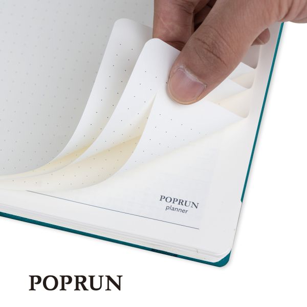 Wirebound Mini Weekly Planner Customized Pacific Blue Soft Cover