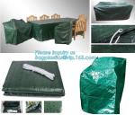 PATIO WEATHER PROTECTION 8 SEATER RECTANGULAR FURNITURE SET COVERS,HEAVY DUTY