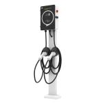 AC Ev Wall Charger Electric Car Charger For Home 4.3 Inch Display Type2 Socket