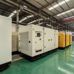 750KVA Silent Type Diesel Generator Set 100% Copper Brushless Alternator IP23