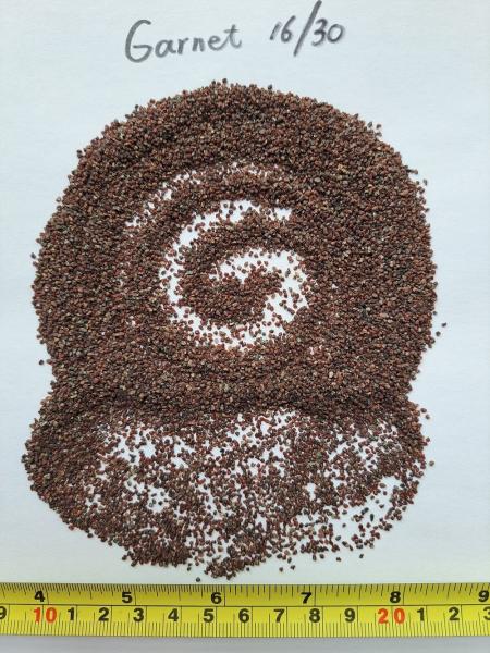 Garnet Sand mesh 16/30 Abrasive for Sandblasting: Natural Abrasive medium, Mohs