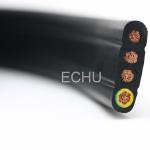 Flat Cable for Crane and Lifter /4*16mm2/ 4*25mm2/ 4*4.0mm2/ Combined Flat Cable