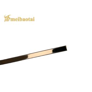 Wholesale Brushed 8mm Stainless Steel Tile Trim EN Standard Rose Color Color from china suppliers