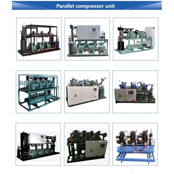 KBD1-125 Cold Room Refrigeration Unit with HSN8571-125 Screw Compressor