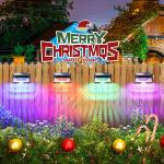 IP65 Waterproof Outdoor Solar LED Fence Garden Light Beautiful Garden Decoration