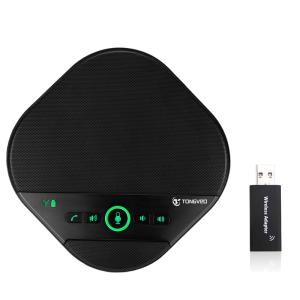 Wholesale 5.8g Wireless Conference Speakerphone 2400mA Built-In 4 Microphones from china suppliers