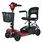 250w Four Wheel Elderly Electric Mobility Scooter Lightweight Aluminium Frame