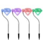 Color Changing 1.2V 40mA 5W LED Solar Garden Stake Lights