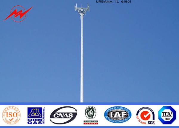 36M Steel Microwave Communication Telecommunic Tower For Mobile Transmission