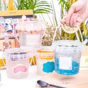 Wholesale 700ml Clear Plastic Bubble Tea Jugs from china suppliers