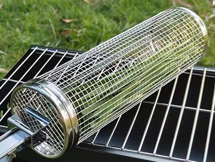 Custom Food Grade Barbecue Grill 304 Stainless Steel Rectangular Wire Mesh Baking Tray