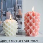 Morning Glory Pillar Handmade Silicone Candle Mold Aromatherapy Plaster Mold