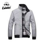 High Quality Tactical Male Full Zipper Thin Slim Fit Manteaux Baseball Utility