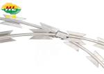Hot Dipped Galvanized Flat Style Concertina Barbed Wire High Strength