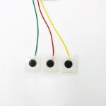 Compatible Disposable ECG Leadwires Electrode 3 Leads IEC Individual Pack