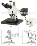 BF / DF DIC Metallurgical Optical Microscope Halogen Lamp Infinity System A13