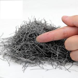 Wholesale 1200-1400MPa Tensile Strength Stainless Steel Fiber for Secondary Reinforced Concrete from china suppliers