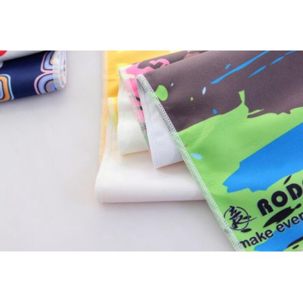 Microfiber Suede Custom Printed Gym Towels Quick Dry and Odor Resistant