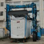 Mobile Electric Straddle Carrier Manufacturer With 164kwh Lithium Iron Phosphate
