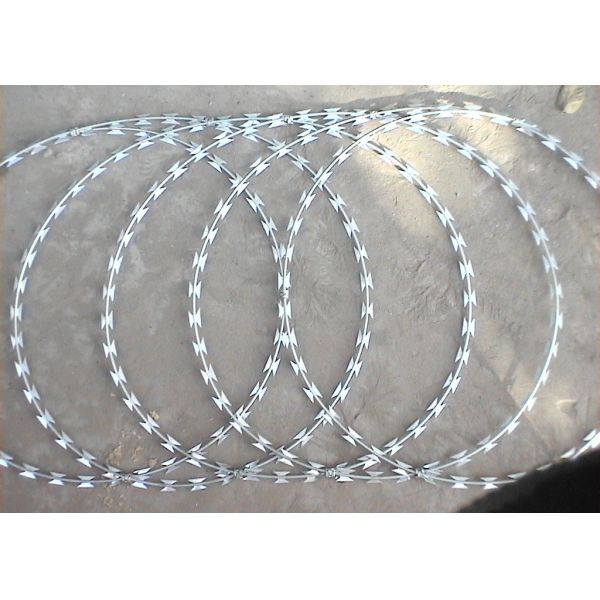 500mm Diameter Bto-30 Flat Wrap Razor Wire Barrier Form