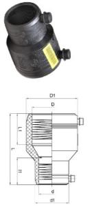 Wholesale DN200-DN315 PE Electrofusion Reducer SDR11 from china suppliers
